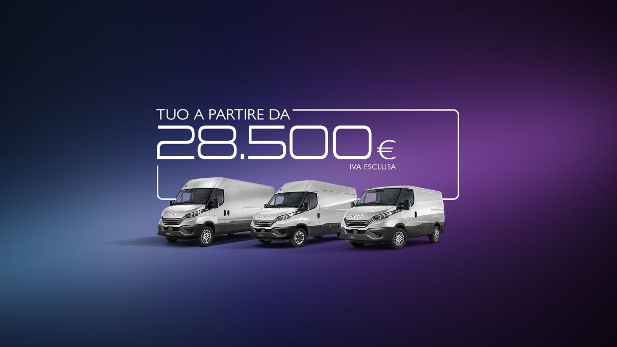 DAILY Furgone tuo a partire da 28.500€ IVA esclusa - AUTO INDUSTRIALE BERGAMASCA